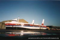 SRN4 Swift (GH-2004) at the Hovercraft Museum -   (The <a href='http://www.hovercraft-museum.org/' target='_blank'>Hovercraft Museum Trust</a>).